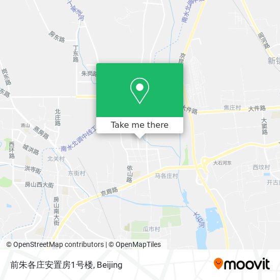 前朱各庄安置房1号楼 map