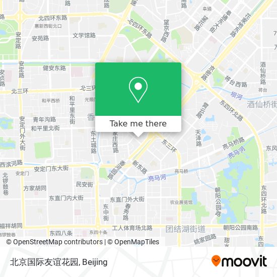 北京国际友谊花园 map
