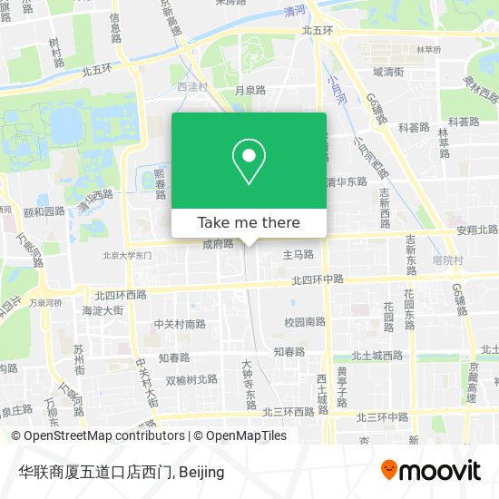 华联商厦五道口店西门 map