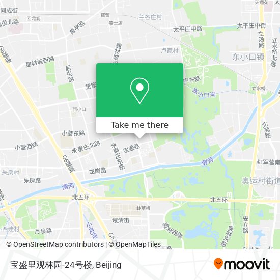 宝盛里观林园-24号楼 map