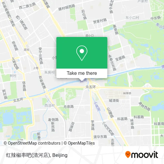 红辣椒串吧(清河店) map