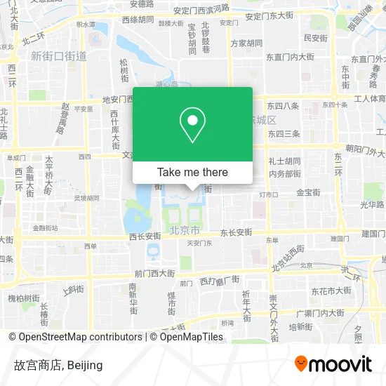 故宫商店 map