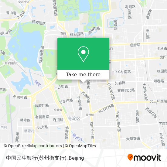 中国民生银行(苏州街支行) map