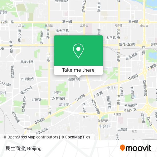 民生商业 map