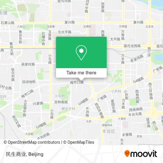 民生商业 map