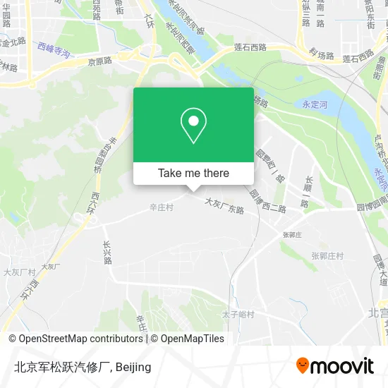 北京军松跃汽修厂 map