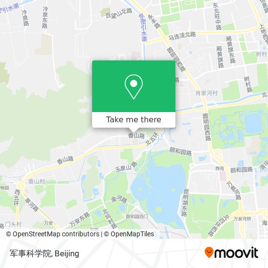 军事科学院 map
