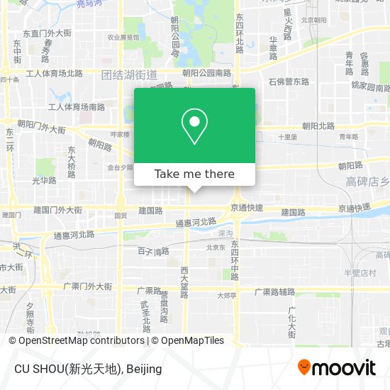 CU SHOU(新光天地) map
