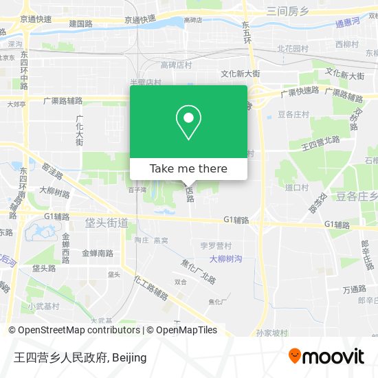 王四营乡人民政府 map