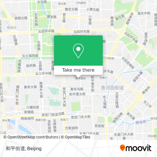 和平街道 map