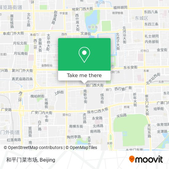 和平门菜市场 map