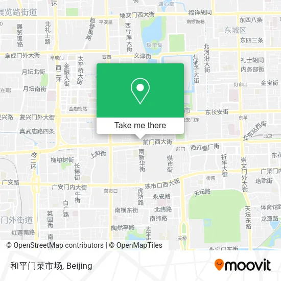和平门菜市场 map