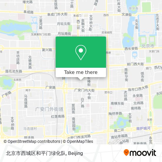北京市西城区和平门绿化队 map