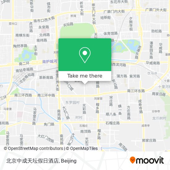 北京中成天坛假日酒店 map