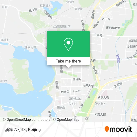 潘家园小区 map