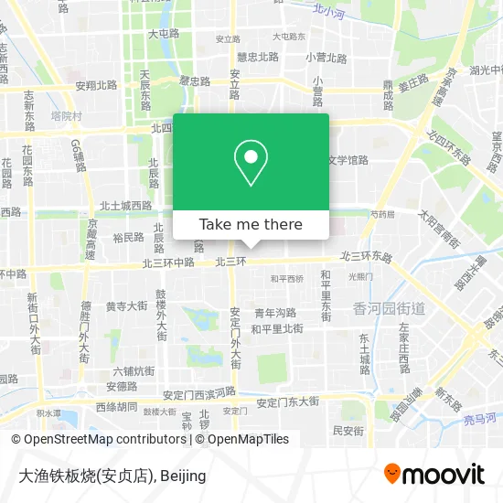 大渔铁板烧(安贞店) map