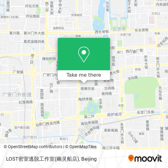 LOST密室逃脱工作室(幽灵船店) map