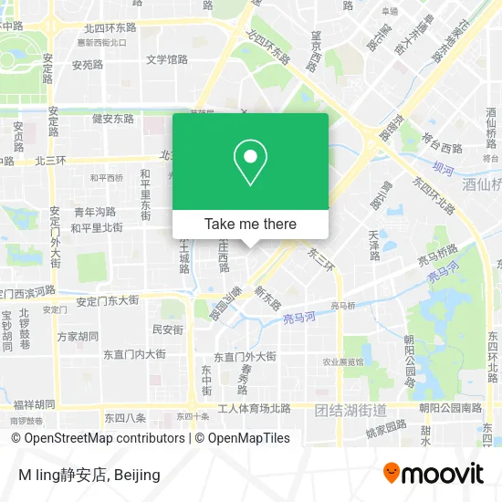 M ling静安店 map