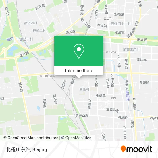 北程庄东路 map