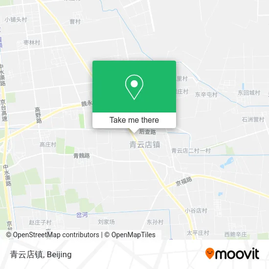 青云店镇 map