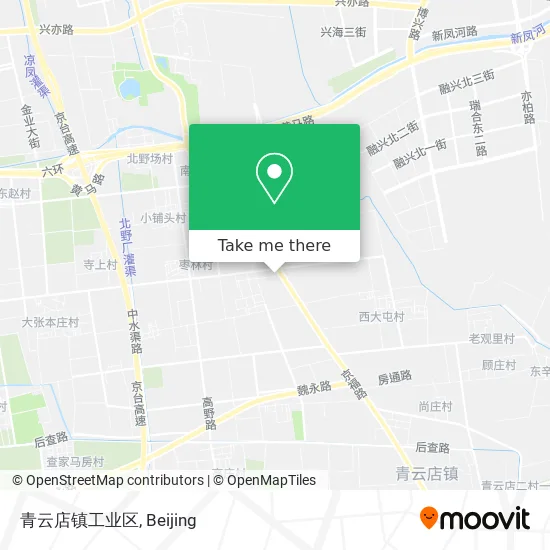 青云店镇工业区 map