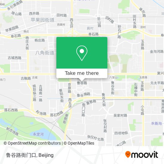 鲁谷路衙门口 map