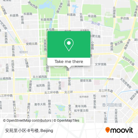 安苑里小区-8号楼 map