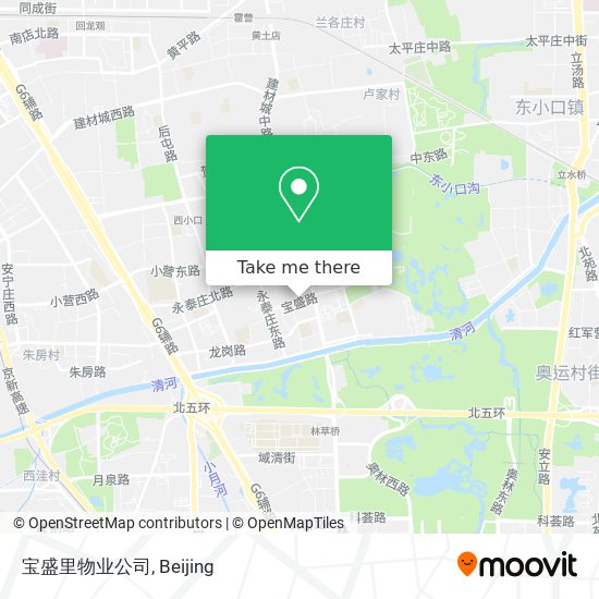 宝盛里物业公司 map