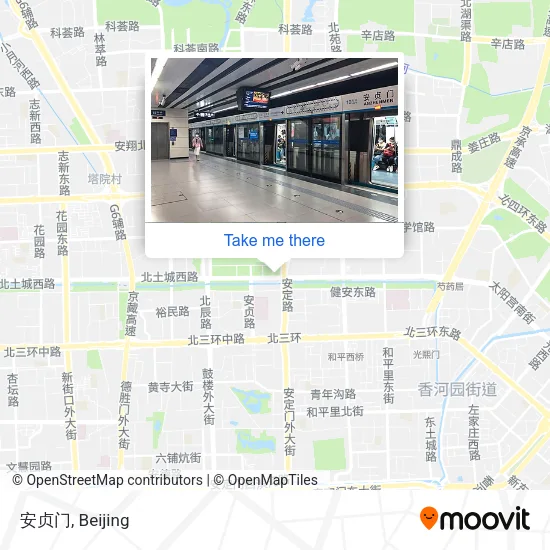 安贞门 map