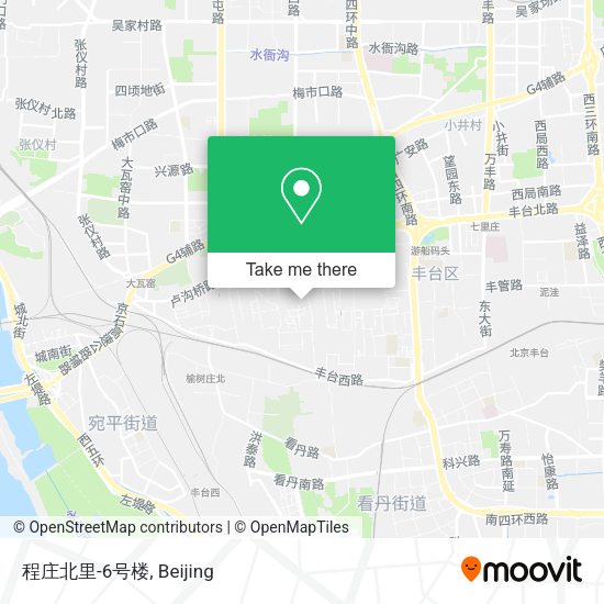 程庄北里-6号楼 map