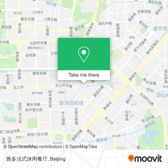 雅多法式休闲餐厅 map