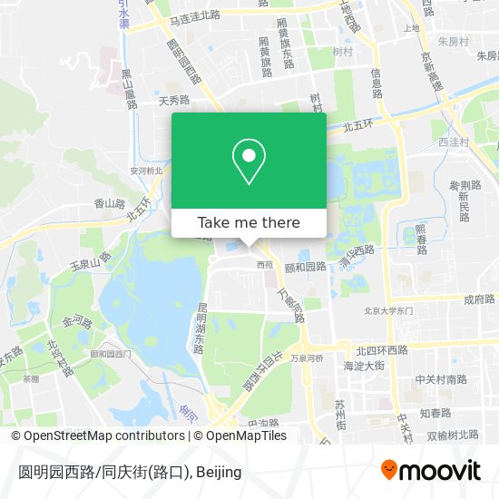 圆明园西路/同庆街(路口) map