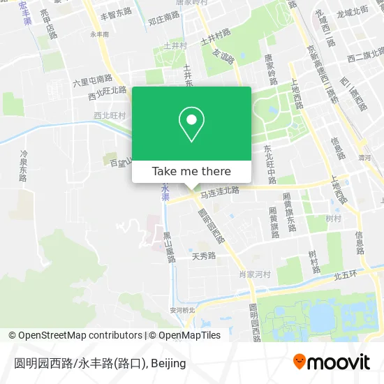 圆明园西路/永丰路(路口) map
