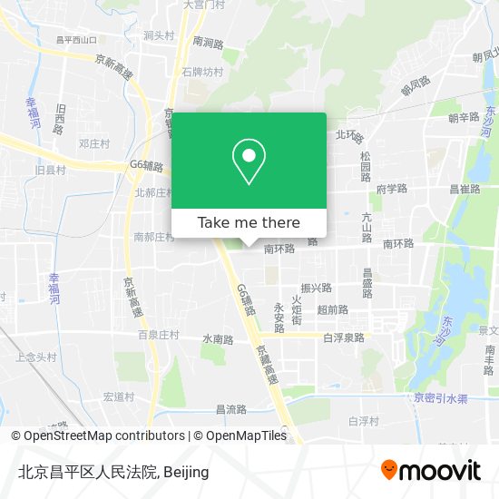 北京昌平区人民法院 map