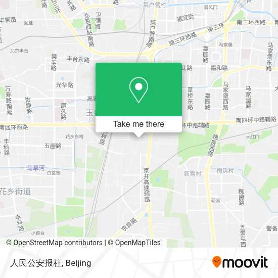 人民公安报社 map
