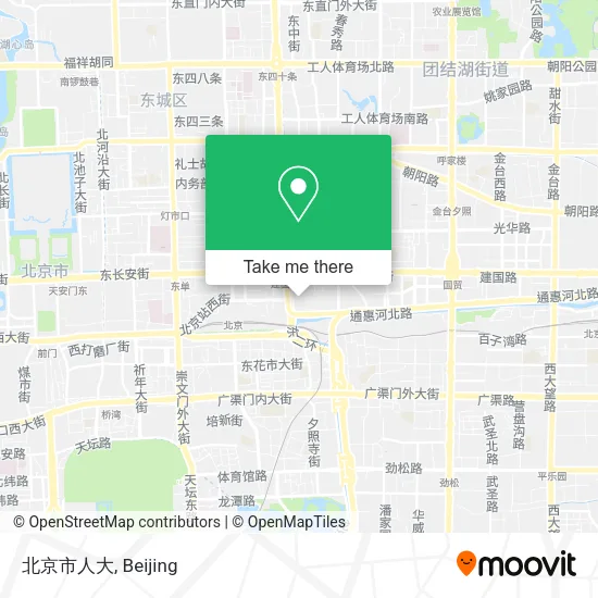 北京市人大 map