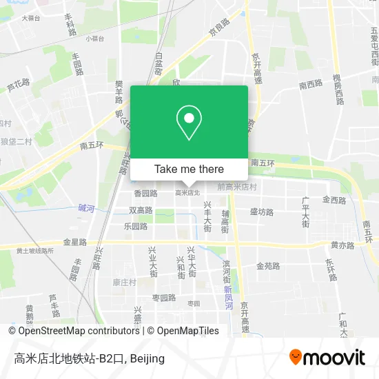 高米店北地铁站-B2口 map