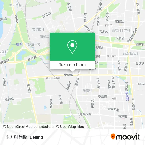 东方时尚路 map