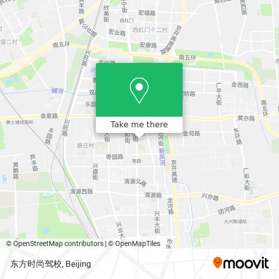 东方时尚驾校 map