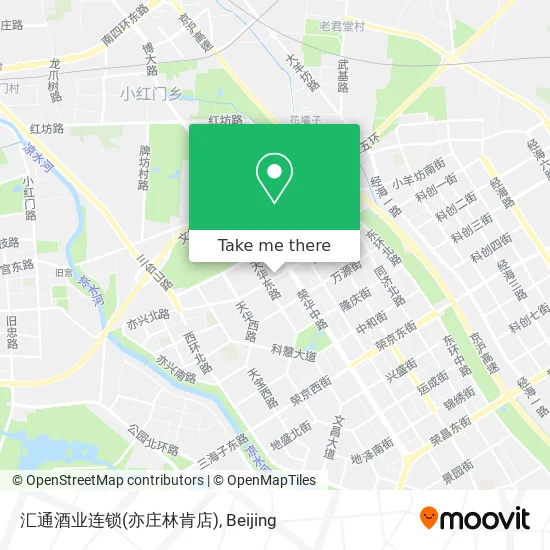 汇通酒业连锁(亦庄林肯店) map