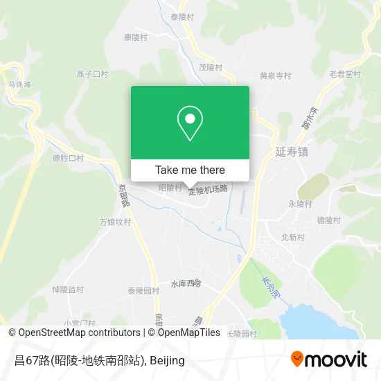 昌67路(昭陵-地铁南邵站) map