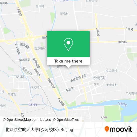 北京航空航天大学(沙河校区) map