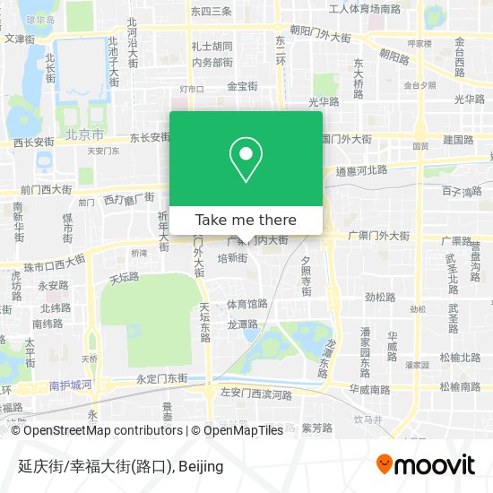 延庆街/幸福大街(路口) map