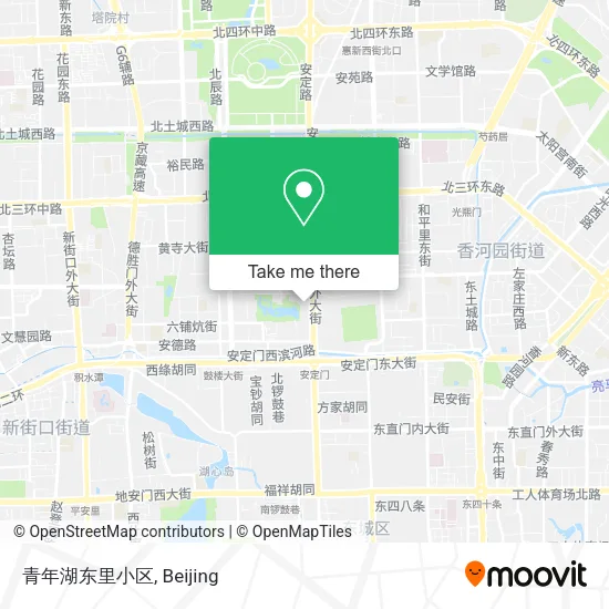 青年湖东里小区 map