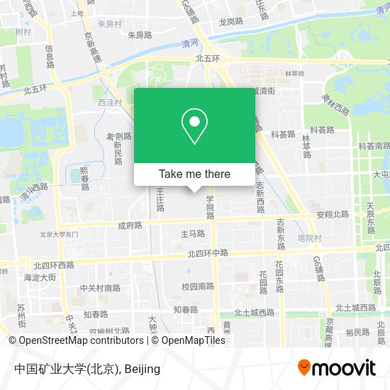 中国矿业大学(北京) map