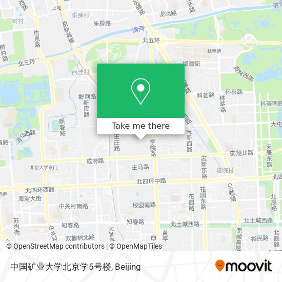 中国矿业大学北京学5号楼 map