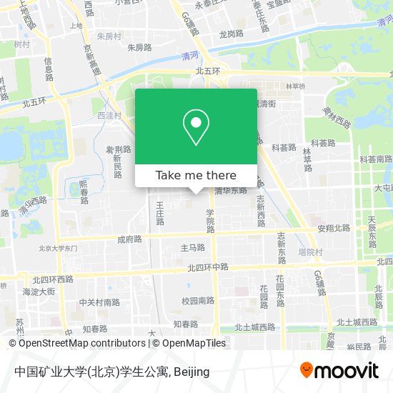 中国矿业大学(北京)学生公寓 map