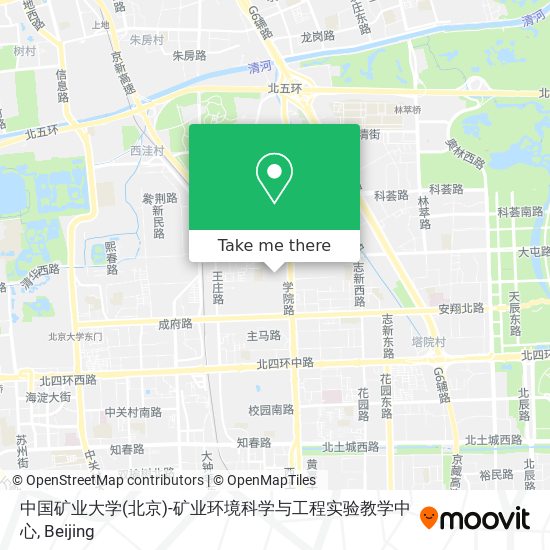 中国矿业大学(北京)-矿业环境科学与工程实验教学中心 map