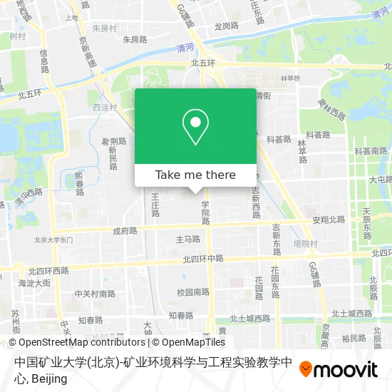 中国矿业大学(北京)-矿业环境科学与工程实验教学中心 map