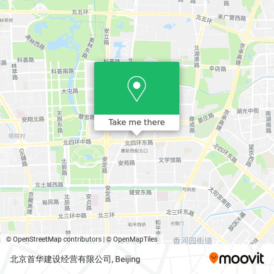 北京首华建设经营有限公司 map